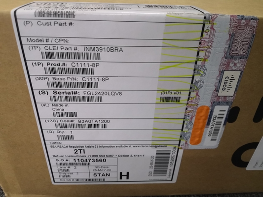 Маршрутизатор Cisco ISR 1100 C1111-8P, 8 портов, два GE WAN, 1 Гбит/с