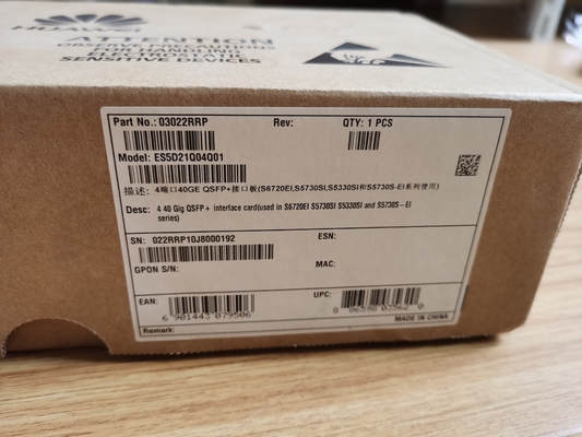 Huawei ES5D21Q04Q01 QSFP+ 40Gbps Interface Card for S6720EI Series