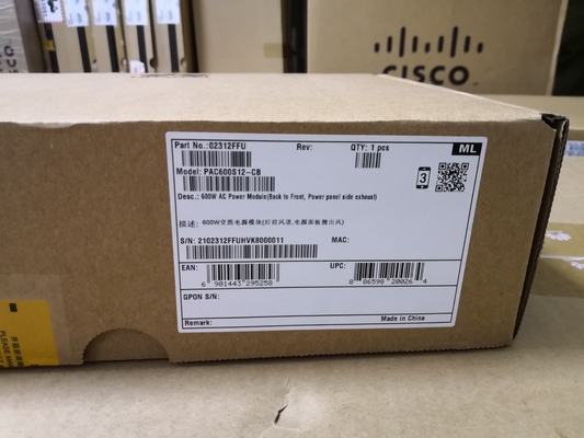 Модуль питания переменного тока Huawei PAC600S12-CB мощностью 600 Вт для коммутаторов S6000