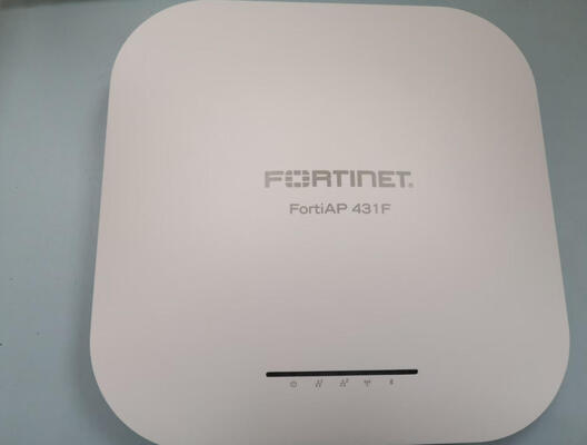 FAP-431F-E  FortiAP-431F Беспроводная точка доступа для помещений FortiAP - Три радио (2x 802.11 a/b/g/n/ac/ax, 4x4 MIMO и 1x 802.11 a/b/g/n/ac Wave 2, 2x2 MU-MIMO), внутренние антенны, 1x 100/1000/2500 Base-T RJ45, 1x 10/10
