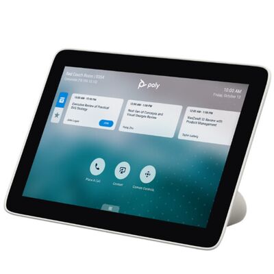 POLY GC8: 8-дюймовый сенсорный контроллер HD для видеоконференций с USB-C/HDMI и сертификацией Microsoft Teams