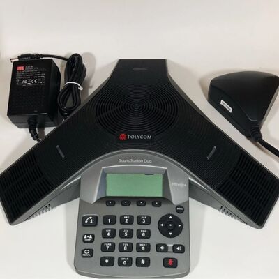 SoundStation-Duo, Polycom SoundStation, конференц-телефон, двухрежимный PSTN/IP, микрофон Hi-Fi