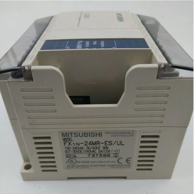 Промышленный контроллер ПЛК серии FX1N с 24 точками ввода/вывода, релейным выходом и питанием переменного тока 100-240 В