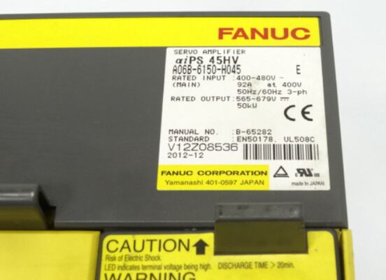 FANUC A06B-6151-H045 Модуль сервоусилителя с номинальной мощностью 4,5 кВт для высокоточного управления движением в промышленной автоматизации