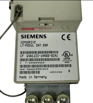 Siemens 6SN1123-1AA00-0CA1 Силовой модуль SIMODRIVE 611 — высокопроизводительный сервопривод для промышленной автоматизации