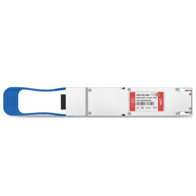 TS-OP-314H-10C/400G OSFP LR4 Fined Top Optical Transceiver с длиной волны 1310 нм и 10 км передачи для сетей высокой плотности