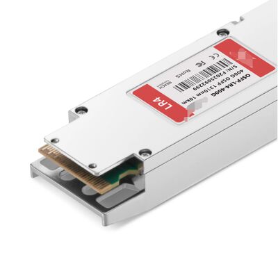TS-OP-314H-10C/400G OSFP LR4 Fined Top Optical Transceiver с длиной волны 1310 нм и 10 км передачи для сетей высокой плотности