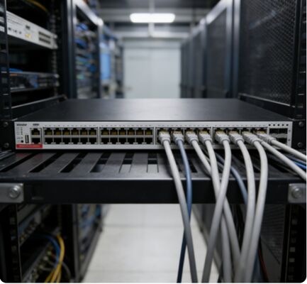 RG-S5310-48GT4XS-P-E Layer 3 PoE+ Switch, 48x1000M RJ45, 4x10G SFP+, 1570W PoE Budget, двойная избыточная мощность