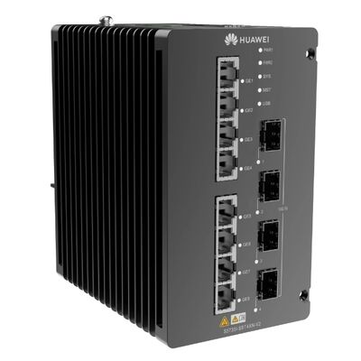 Huawei CloudEngine S5735I-S8T4XN-V2 Промышленный слой 3 переключатель∙ 8×GE RJ45 + 4×10GE SFP+ DIN-Rail Managed Ethernet Switch