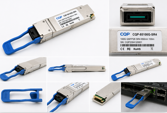 CQP-85100G-SR4 100G QSFP28 SR4 Optical Transceiver | MPO Multimode Fiber | High-Speed Optische Transceiver for Data Centers