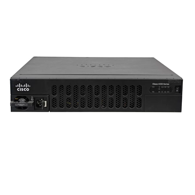 ISR4451 X K9 1to 2G Пропускная способность системы 4 WAN и LAN-порты 4 SFP-порты 10 Ядра CPU Охрана голоса WAAS Интеллектуальная WAN