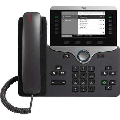 Локальные сети разрешения 10/100/1000 телефона 480 x 272 IP CP-8845-K9 Cisco с кодеками голоса G.729ab