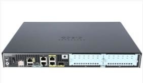 ISR4321-AXV/K9 50Mbps-100Mbps Система пропускная способность 2 WAN/LAN порты 1 SFP порт многоядерный процессор 2 NIM охранный голос