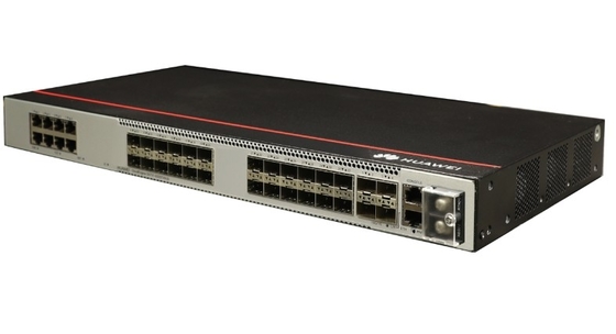 S5731-S32ST4X-D 8 10/100 / 1000Base-T Ethernet Port 24 Gigabit SFP 4 10G SFP + DC Power Supply Фронтальное обслуживание
