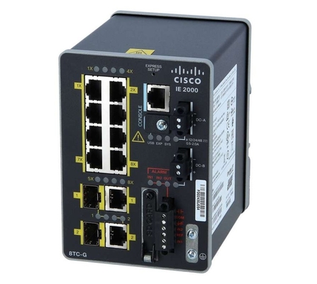 IE-2000-8TC-GB IE-2000-8TC-G-B - Промышленный Ethernet серии 2000 IE 8 10/100 2 T/SFP
