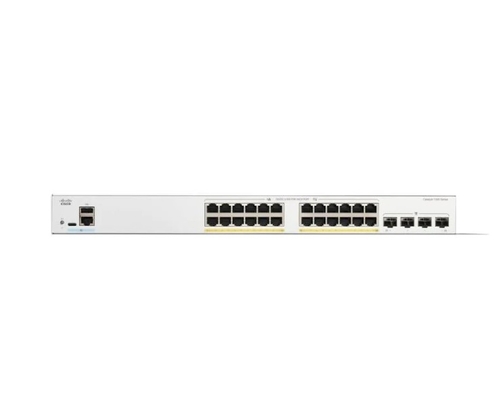 Cisco C1300-24FP-4G - Cisco Switches 24x 10/100/1000 PoE+ порты с 370W энергобюджета 4xGigabit SFP Rack-монтируемый