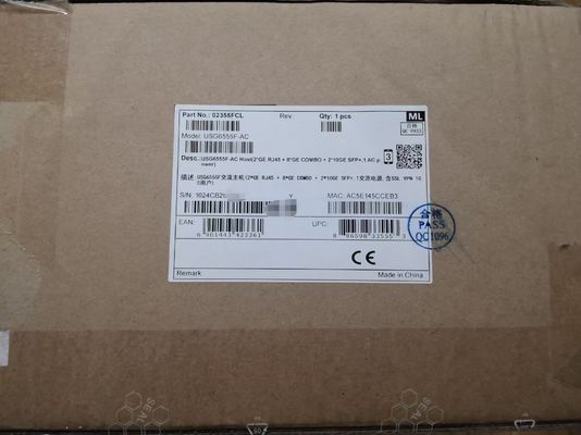 Huawei USG6555F-AC Firewall USG6555F-AC AC Host (2*GE RJ45 + 8*GE COMBO + 2*10GE SFP+, 1 источник питания переменного тока)