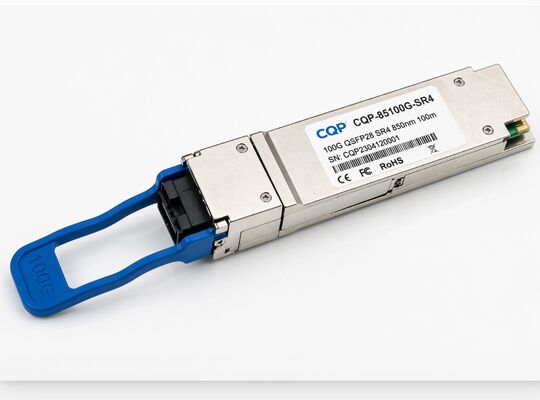 CQP-85100G-SR4 100G QSFP28 SR4 Оптический трансивер | MPO Многомодовое волокно | Высокоскоростные оптические трансиверы для центров обработки данных