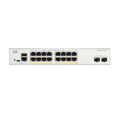 Cisco C1200-16P-2G 16-портовый гигабитный управляемый коммутатор PoE+