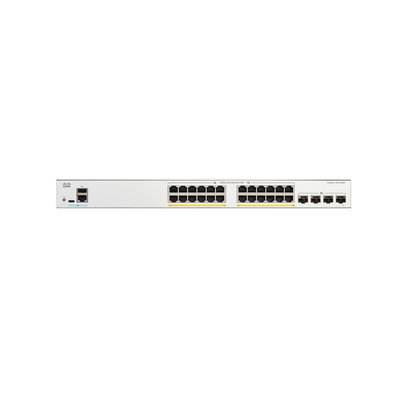 Cisco C1200-24P-4X 24-Port Gigabit PoE+ Switch, 4x 10G SFP+ Uplinks, 195W PoE Budget