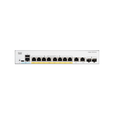 Cisco C1300-8T-E-2G Catalyst 1200 8-портовый гигабитный управляемый коммутатор с комбинированными восходящими каналами 2G
